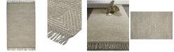 Simply Woven Julie R0810 Brown 2' x 3' Area Rug